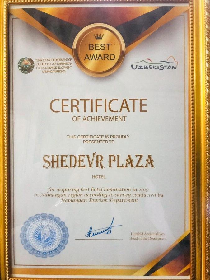 Hotel Shedevr Plaza Namangan Zewnętrze zdjęcie